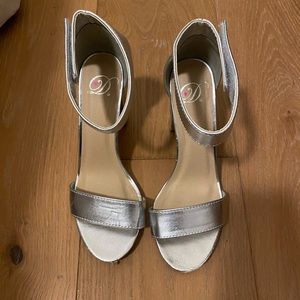 Silver heels